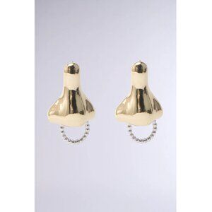 Akira Never Say Gold Nose Earrings